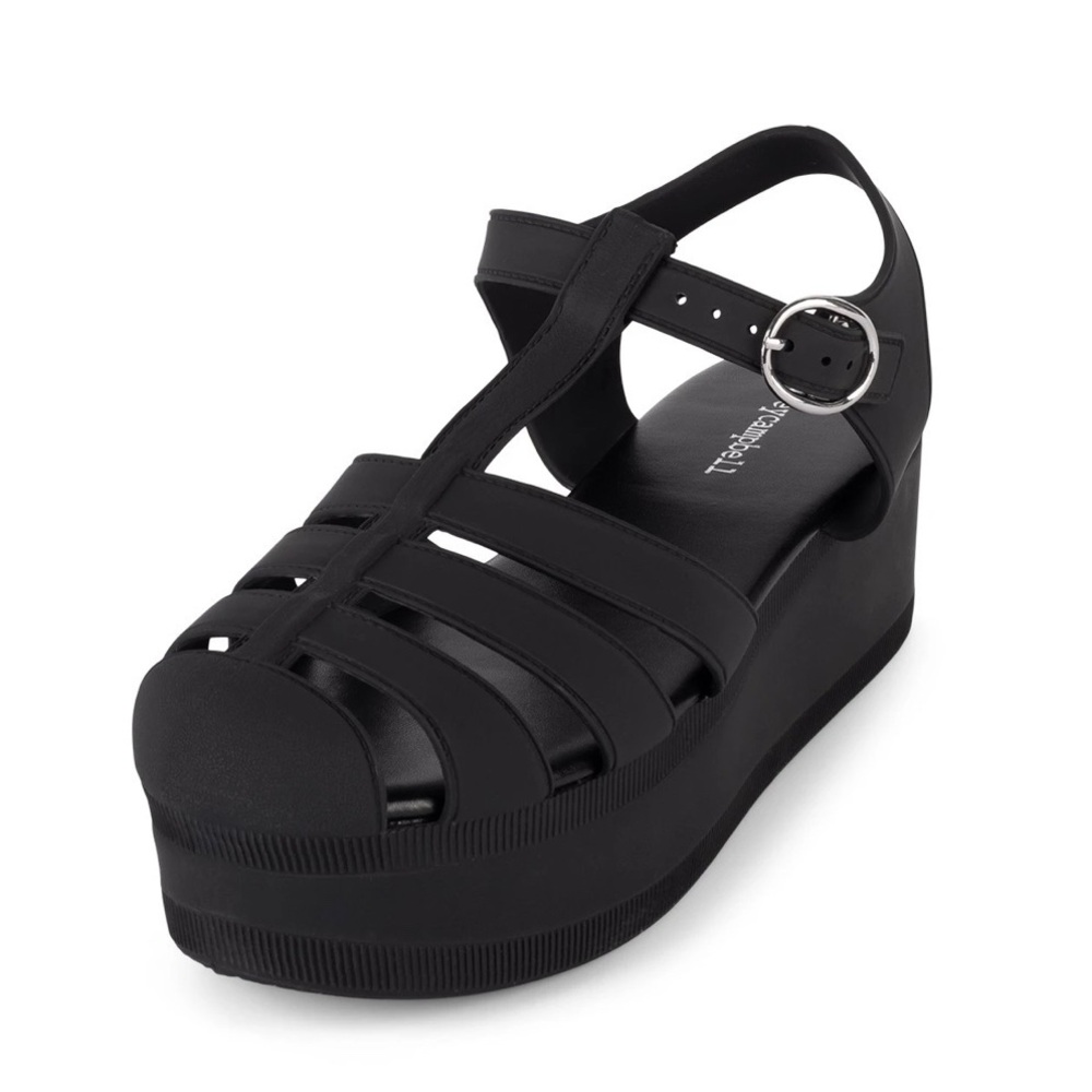 NEW Jeffrey Campbell Platform Fisherman Jelly Sandal